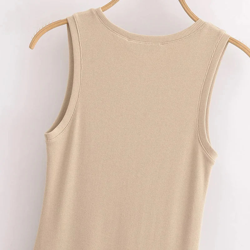Maxi Dress – Elegant Sleeveless Casual Long Summer Dress