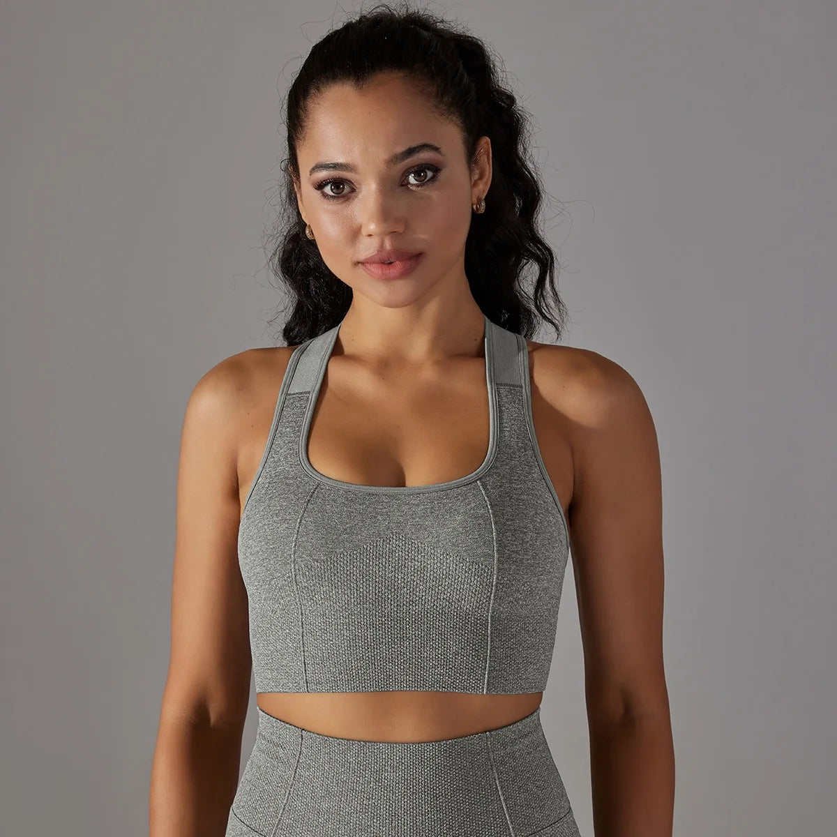 Seamless Racerback Sports Bra – Gym, Yoga & Pilates Activewear