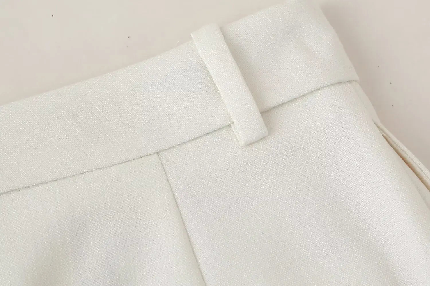 2 Piece Vest and Pants Set – Sleeveless Crop Blazer Top & High Waist Wide Leg Pants