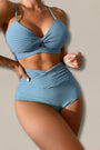 Norah - high waisted ruffled bikini-Jordyn the Label