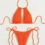 Ella - Smocked Halter Tie Bikini-Jordyn the Label