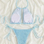 Ella - Smocked Halter Tie Bikini-Jordyn the Label
