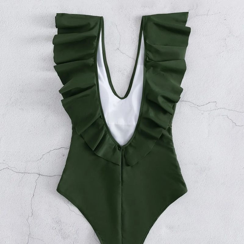 Amira Backless Ruffle Swimsuit-Jordyn the Label