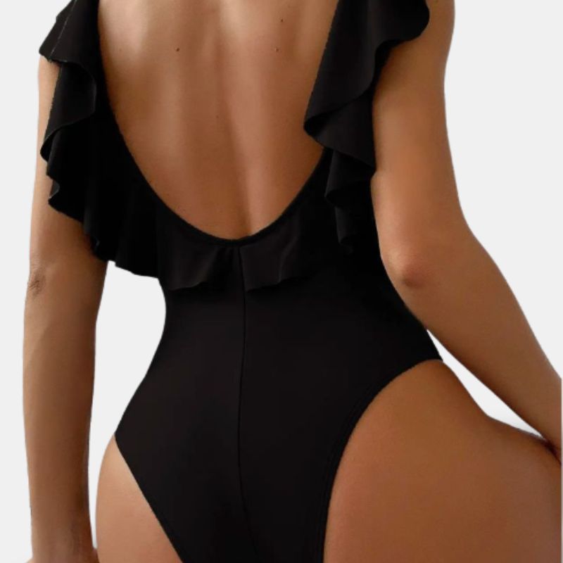 Amira Backless Ruffle Swimsuit-Jordyn the Label