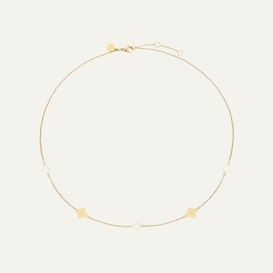 Timeless Clover - Necklace - Stainless Steel-Jordyn the Label