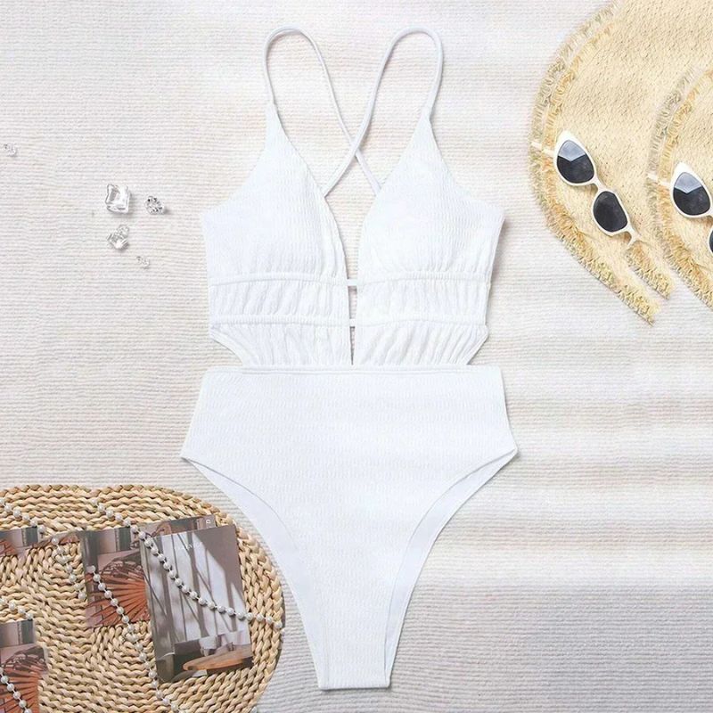 Ribbed One Piece Set Bikini-Jordyn the Label