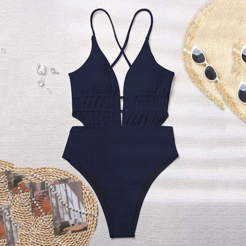 Ribbed One Piece Set Bikini-Jordyn the Label