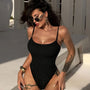 Aliyah High-Cut Brazilian Swimsuit-Jordyn the Label