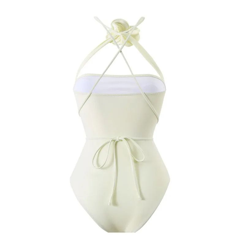 Alana Bandeau Flower Monokini Swimwear-Jordyn the Label