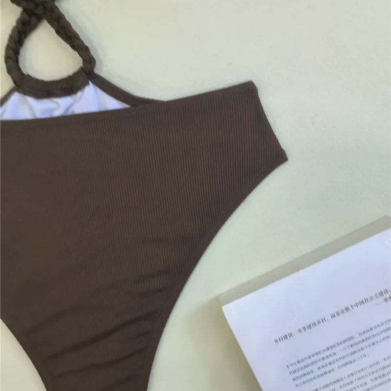 Alyssa Tied Halter Backless Swimwear-Jordyn the Label