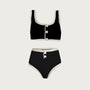 Contrast Binding Two Piece Bikini Set-Jordyn the Label