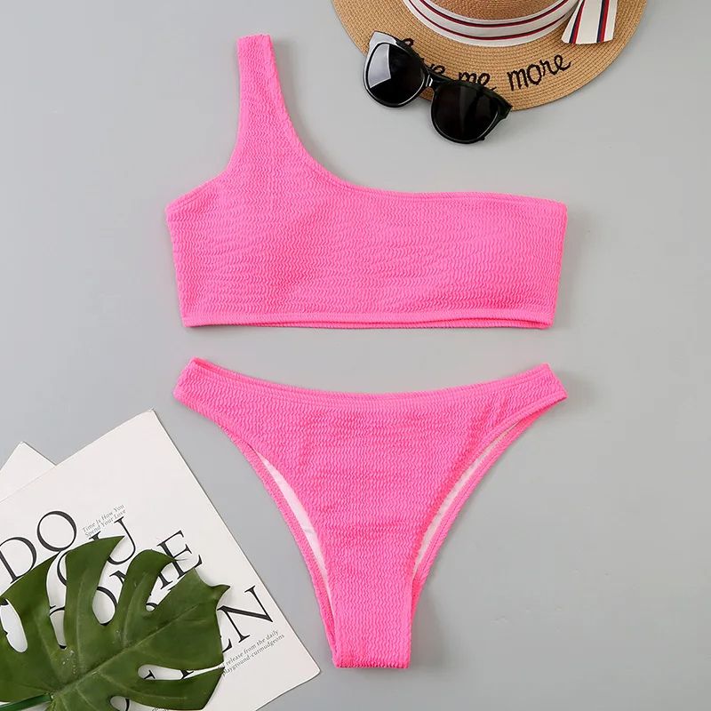 One Shoulder Bikini Set-Jordyn the Label