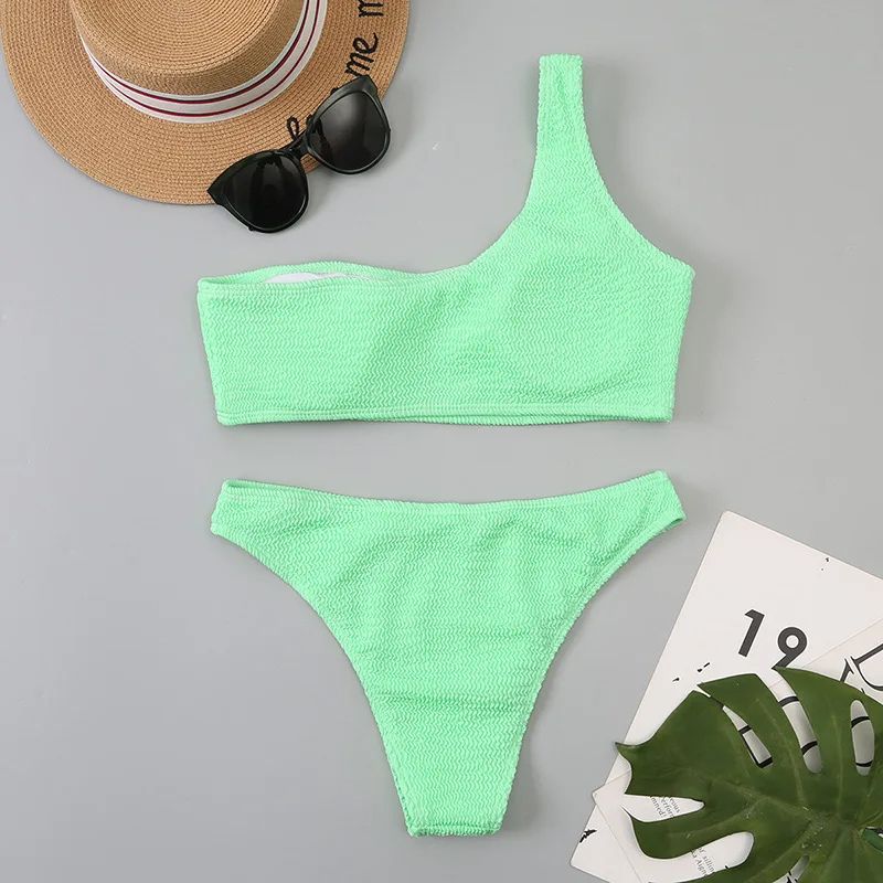 One Shoulder Bikini Set-Jordyn the Label