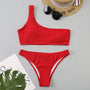 One Shoulder Bikini Set-Jordyn the Label