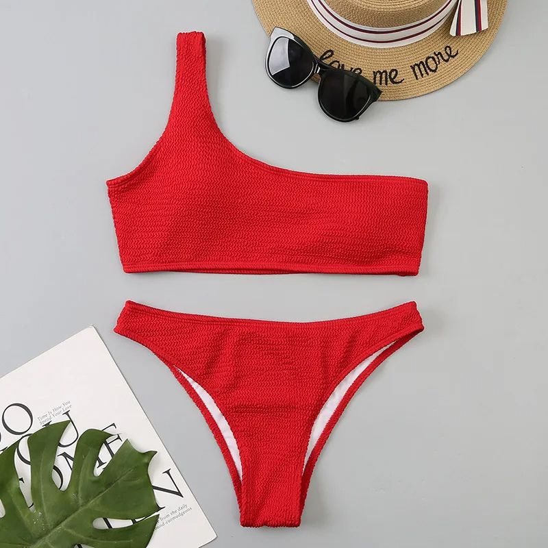 One Shoulder Bikini Set-Jordyn the Label