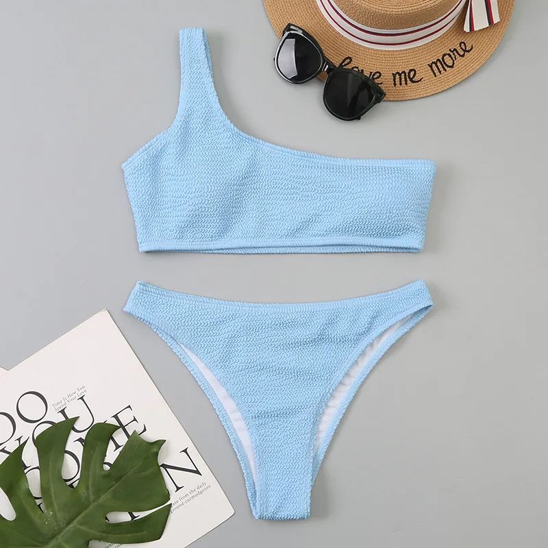 One Shoulder Bikini Set-Jordyn the Label