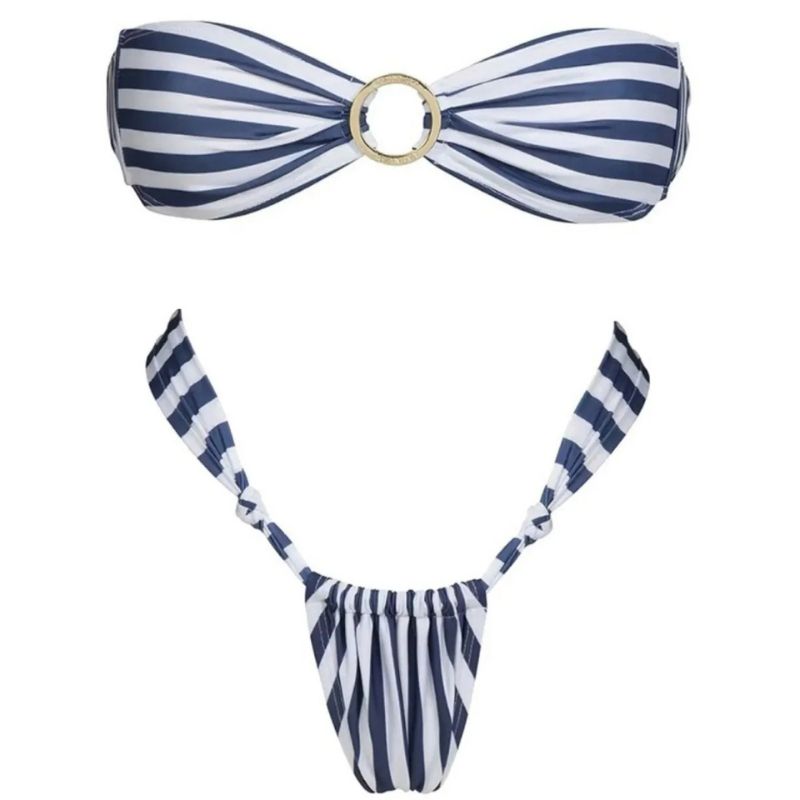 Striped Bikini Set-Jordyn the Label