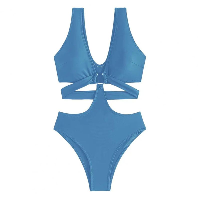 High Waist One piece Swimsuit-Jordyn the Label