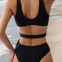 High Waist One piece Swimsuit-Jordyn the Label