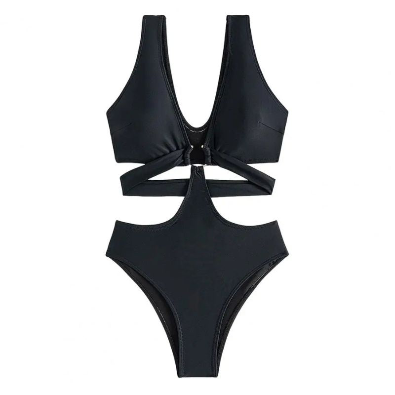 High Waist One piece Swimsuit-Jordyn the Label