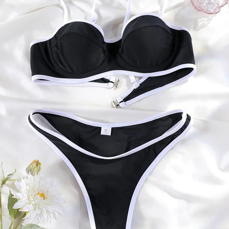 Cecilia Old Money Two piece Bikini Set-Jordyn the Label