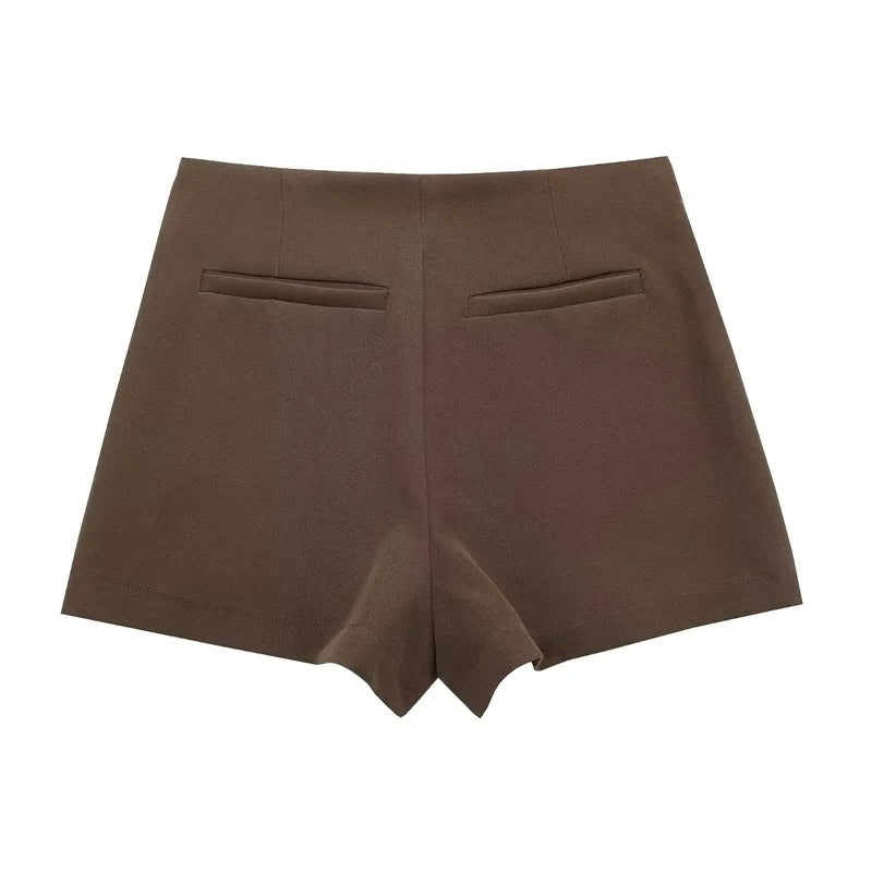 Casual High Waist Skort – Casual Mini Wrap Shorts