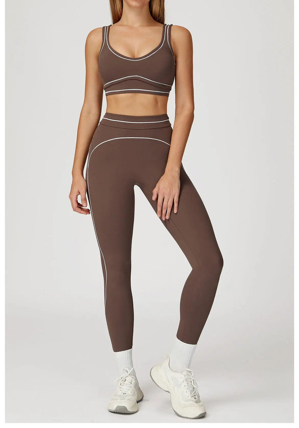 2 Piece Yoga Set – High Waist Leggings & Sports Bra Activewear