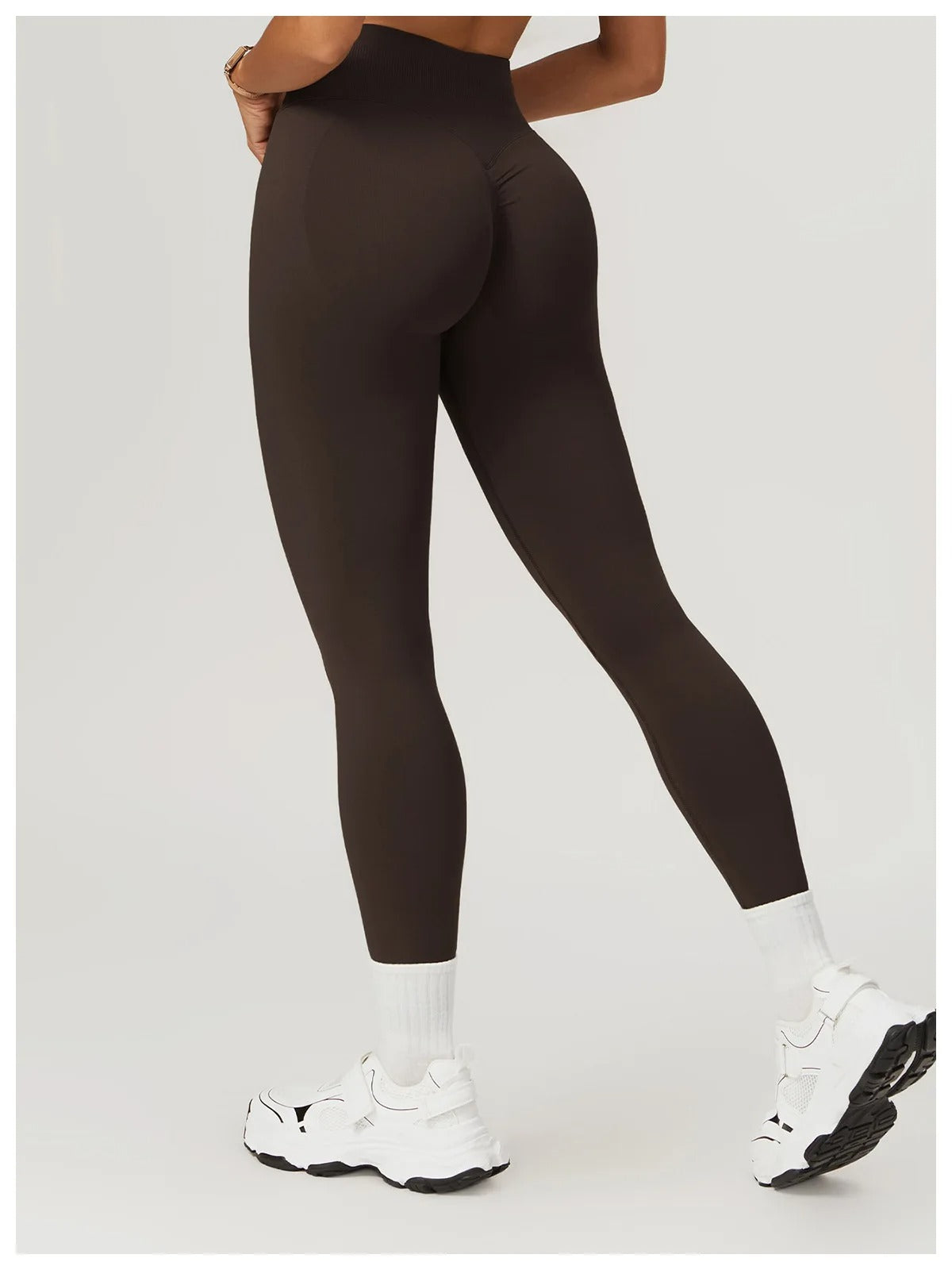 Seamless High Waist Leggings – Fitness Yoga Gym Workout Tights