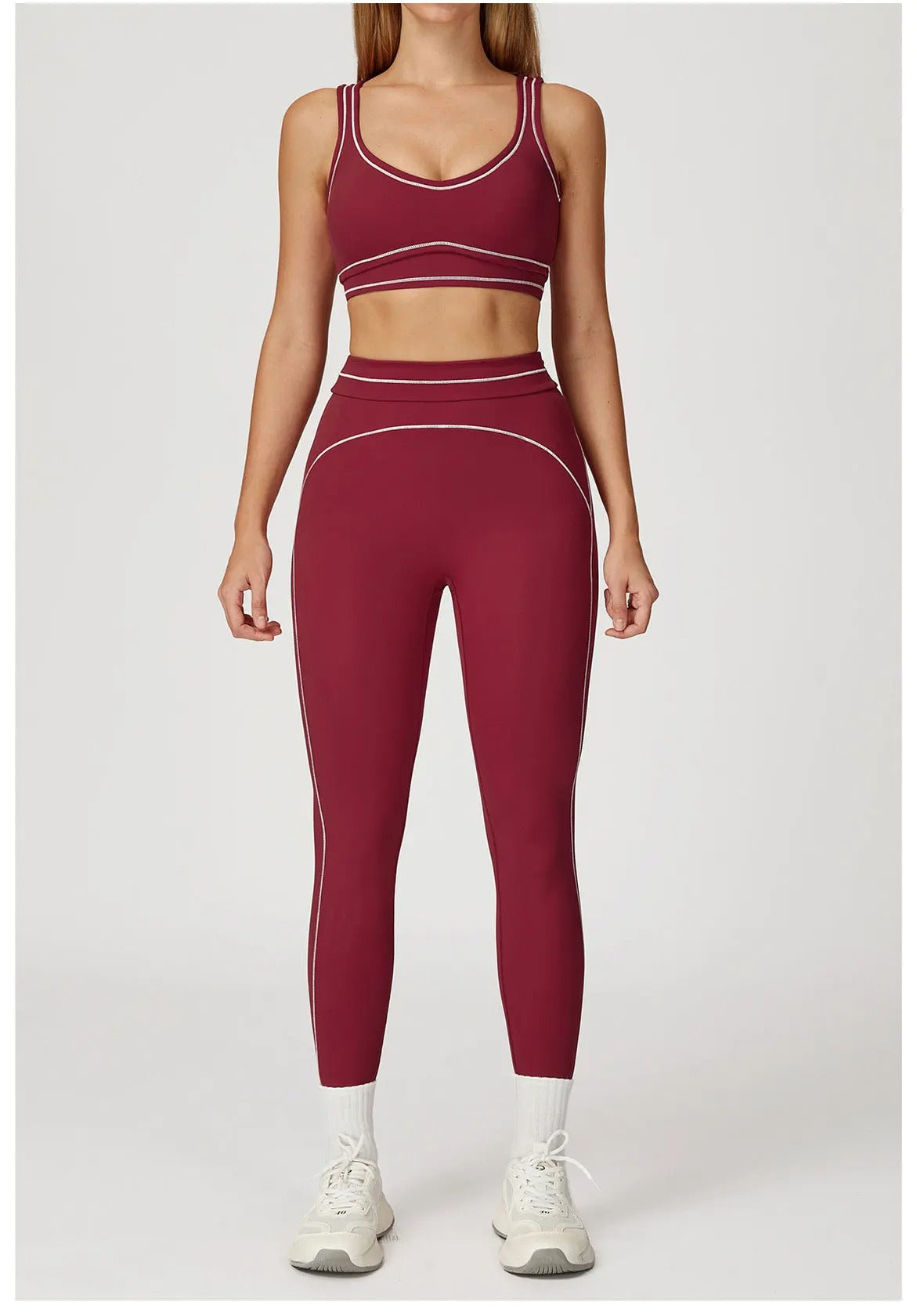 2 Piece Yoga Set – High Waist Leggings & Sports Bra Activewear