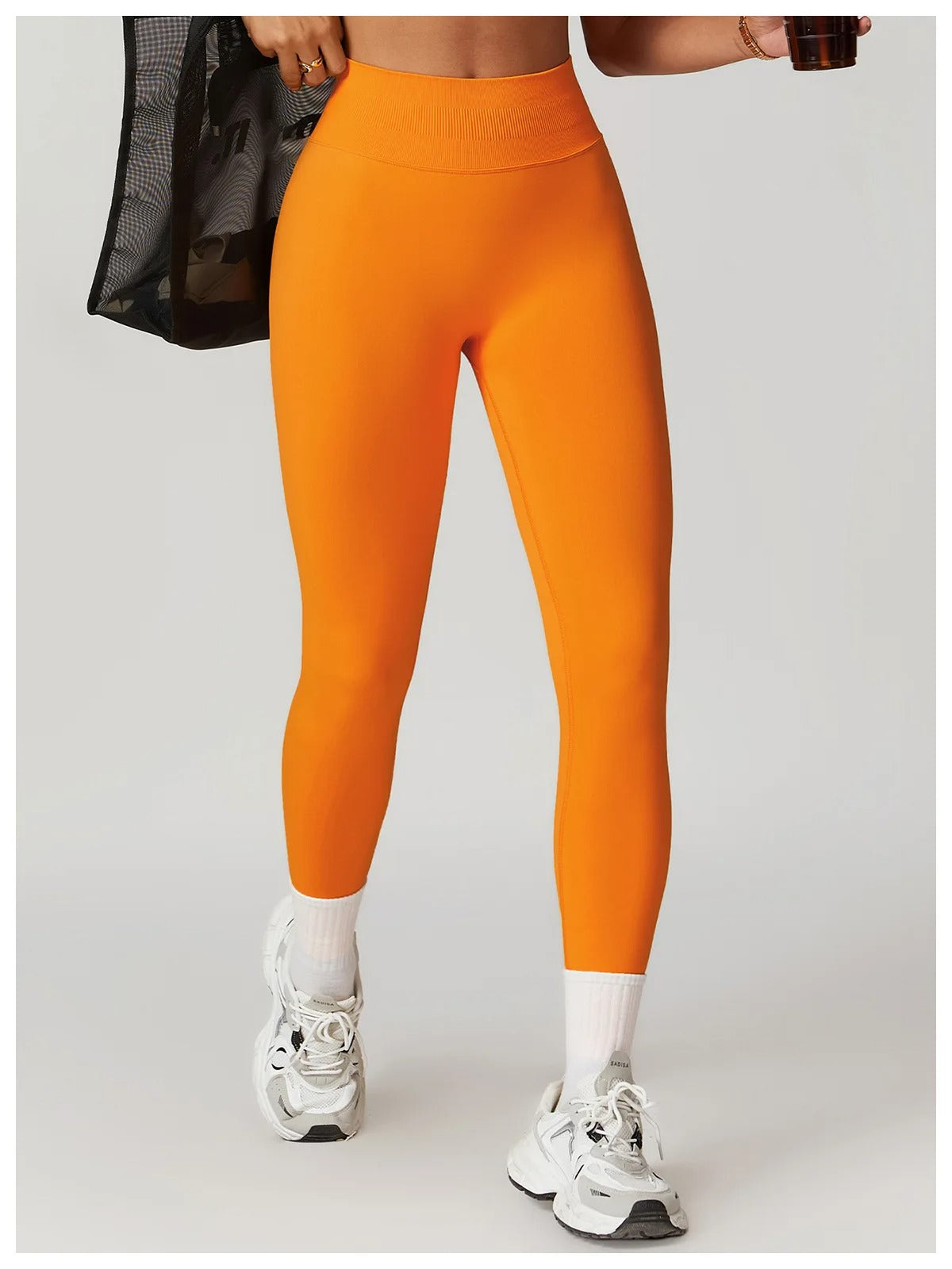 Seamless High Waist Leggings – Fitness Yoga Gym Workout Tights