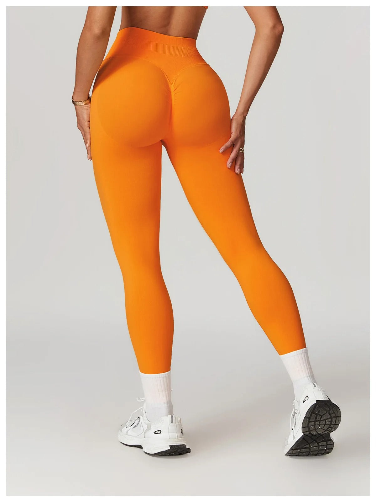 Seamless High Waist Leggings – Fitness Yoga Gym Workout Tights