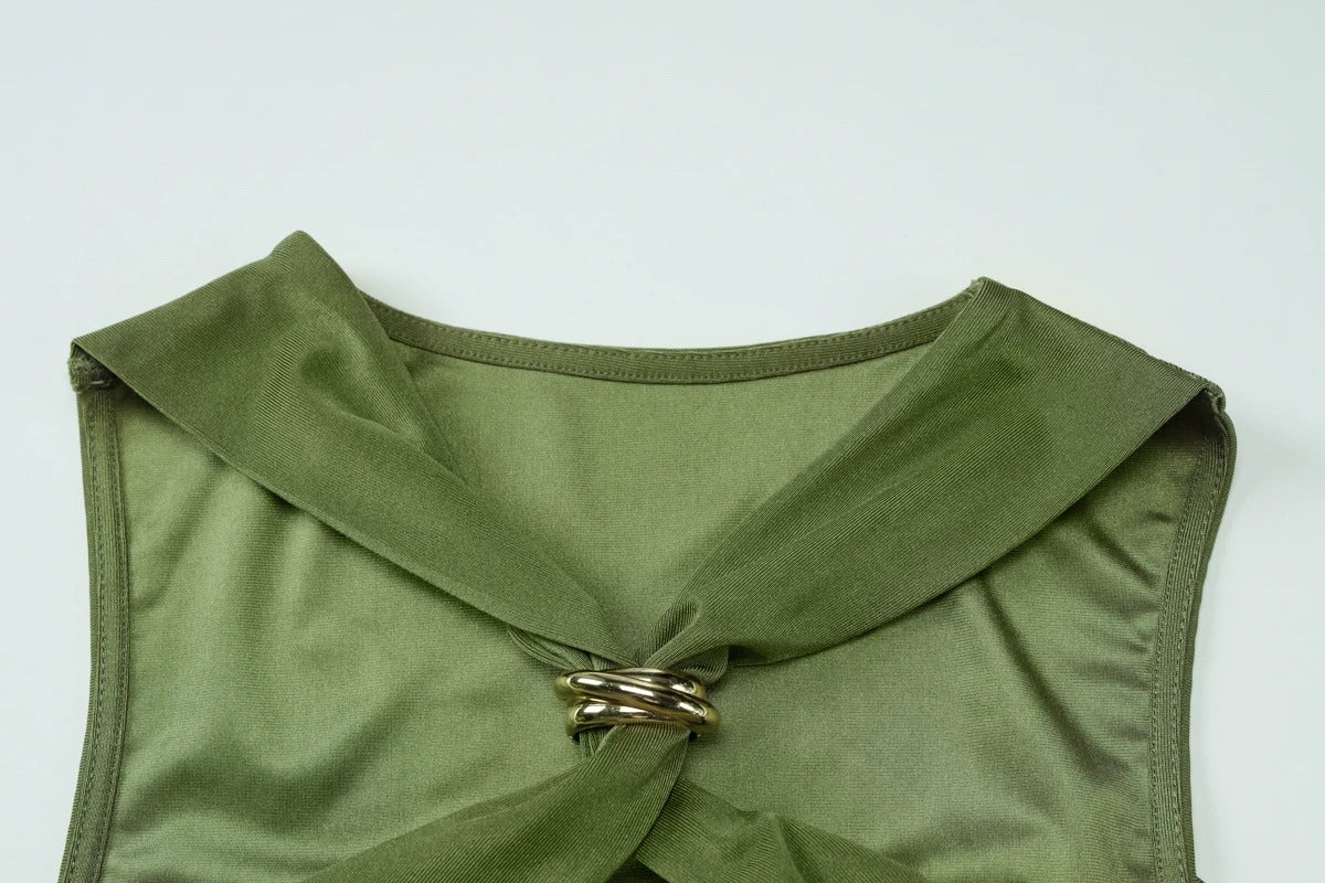 Ruched Mini Dress – Elegant Party Cocktail Outfit