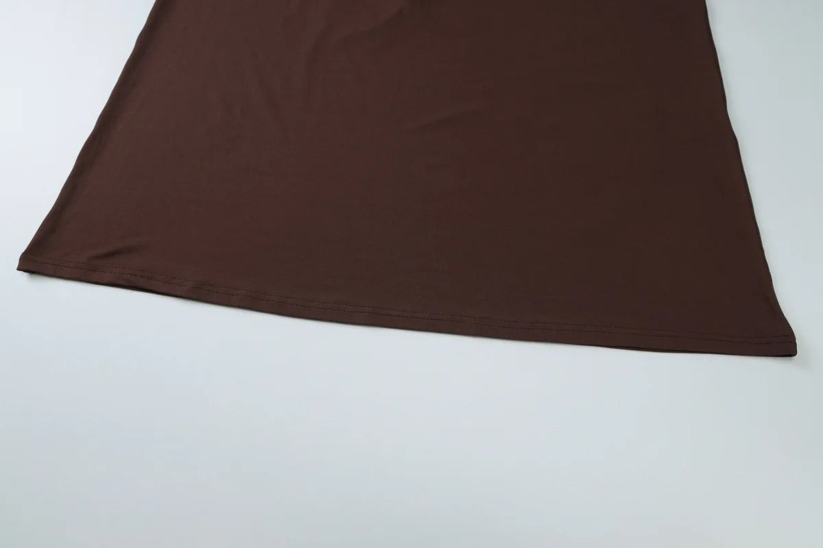 One Shoulder Maxi Dress – Elegant Backless Evening Gown