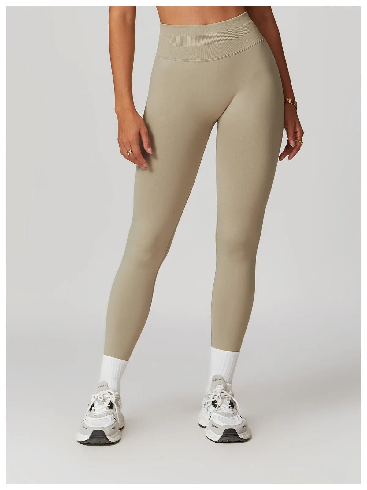Seamless High Waist Leggings – Fitness Yoga Gym Workout Tights