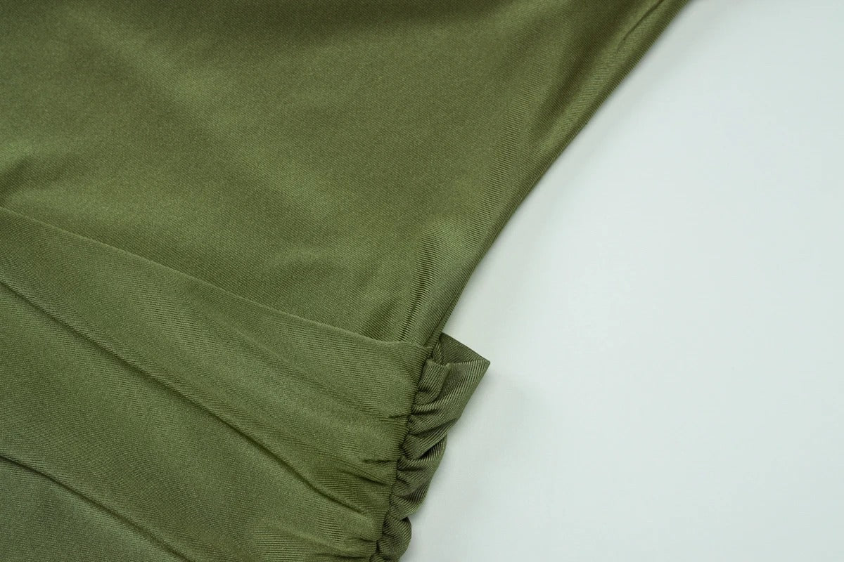 Ruched Mini Dress – Elegant Party Cocktail Outfit