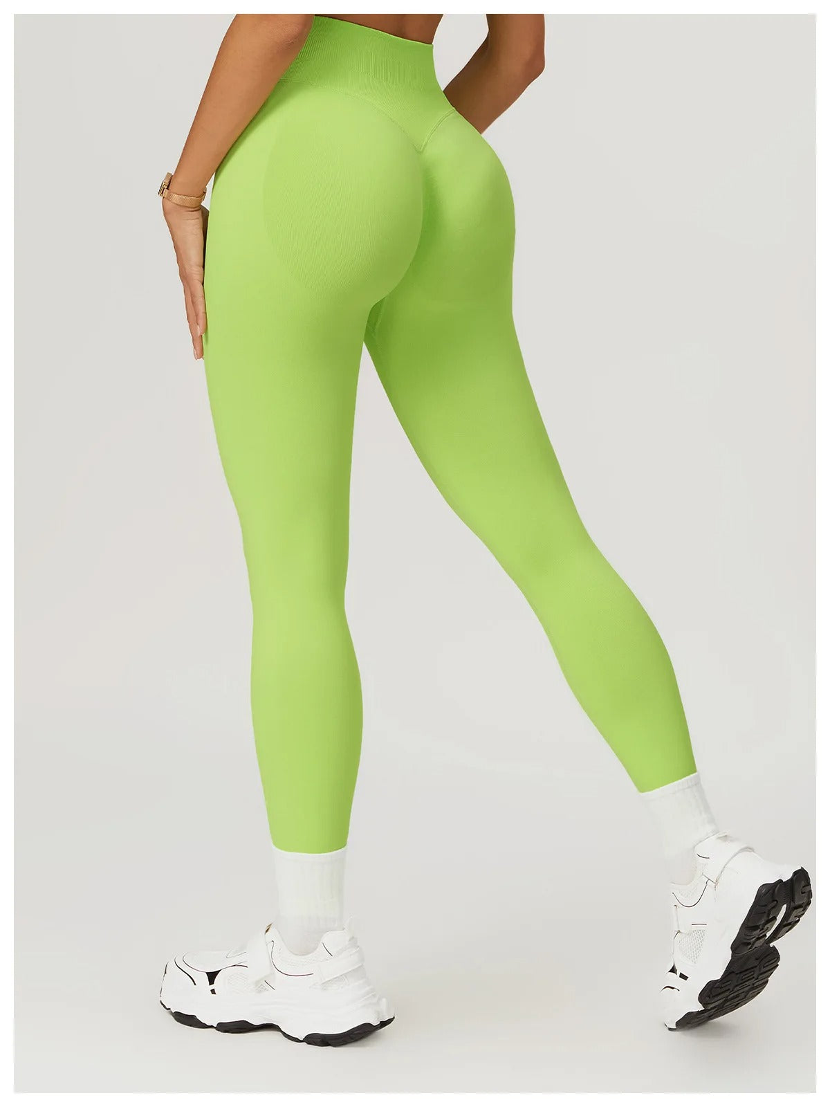Seamless High Waist Leggings – Fitness Yoga Gym Workout Tights