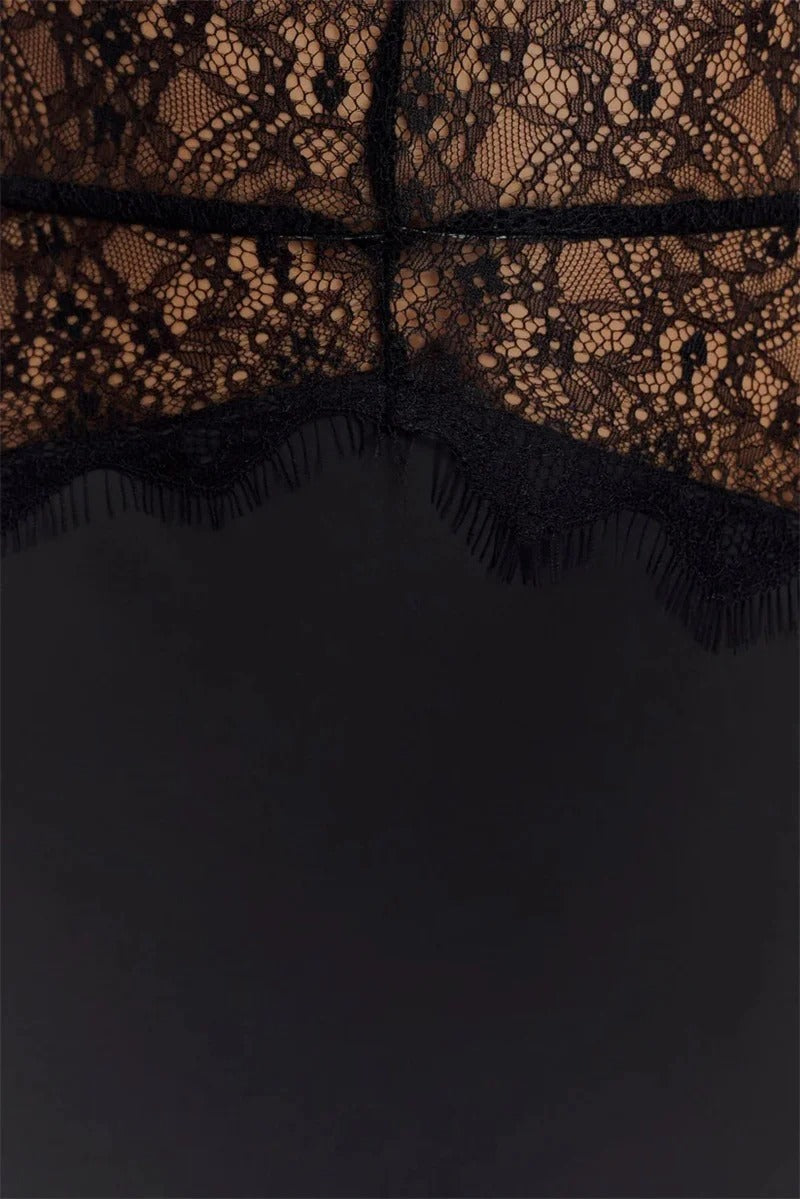 Halter Maxi Dress – Deep V Neck Lace Waist Evening Gown