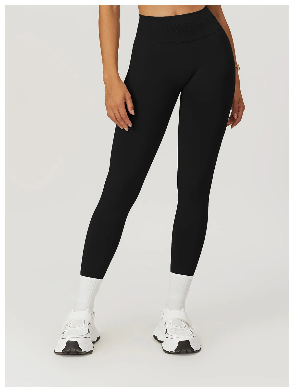 Seamless High Waist Leggings – Fitness Yoga Gym Workout Tights