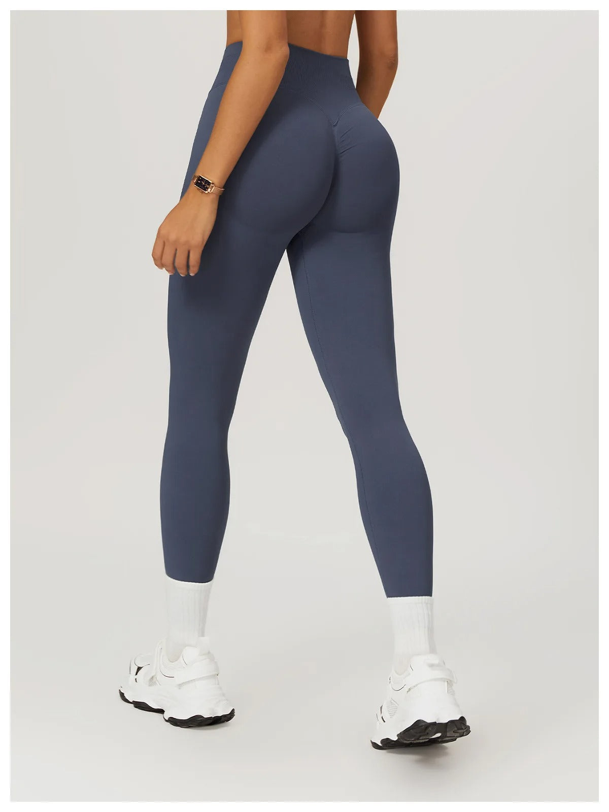 Seamless High Waist Leggings – Fitness Yoga Gym Workout Tights