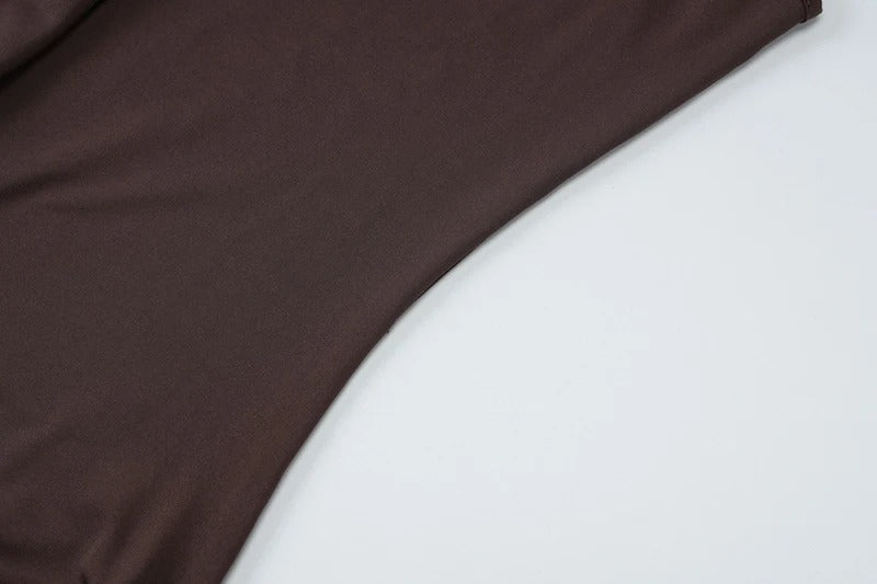 One Shoulder Maxi Dress – Halter Split Beach Evening Dress