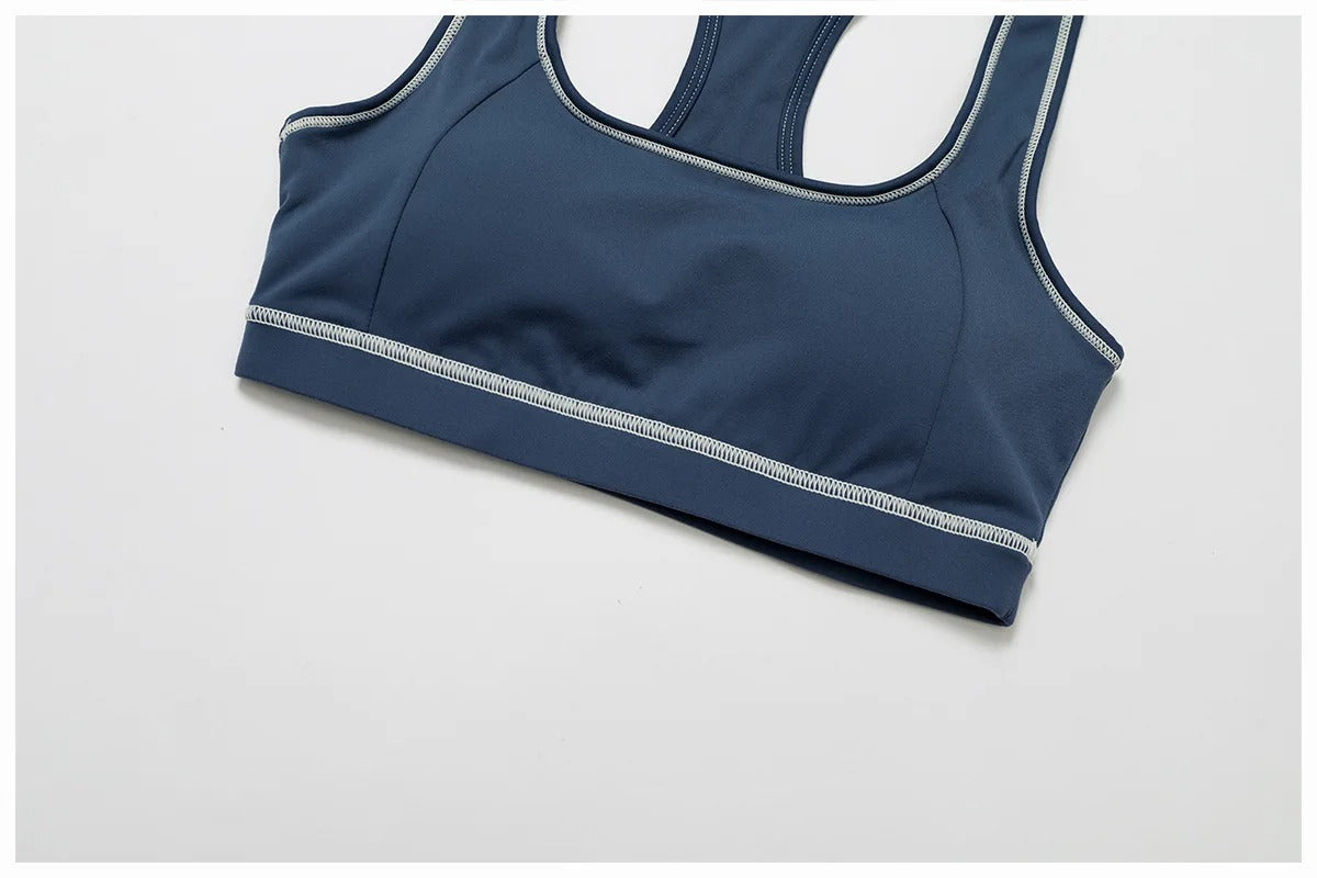 2 Piece Yoga Set – Sports Bra & High Waist Leggings Gym Fitness Outfit
