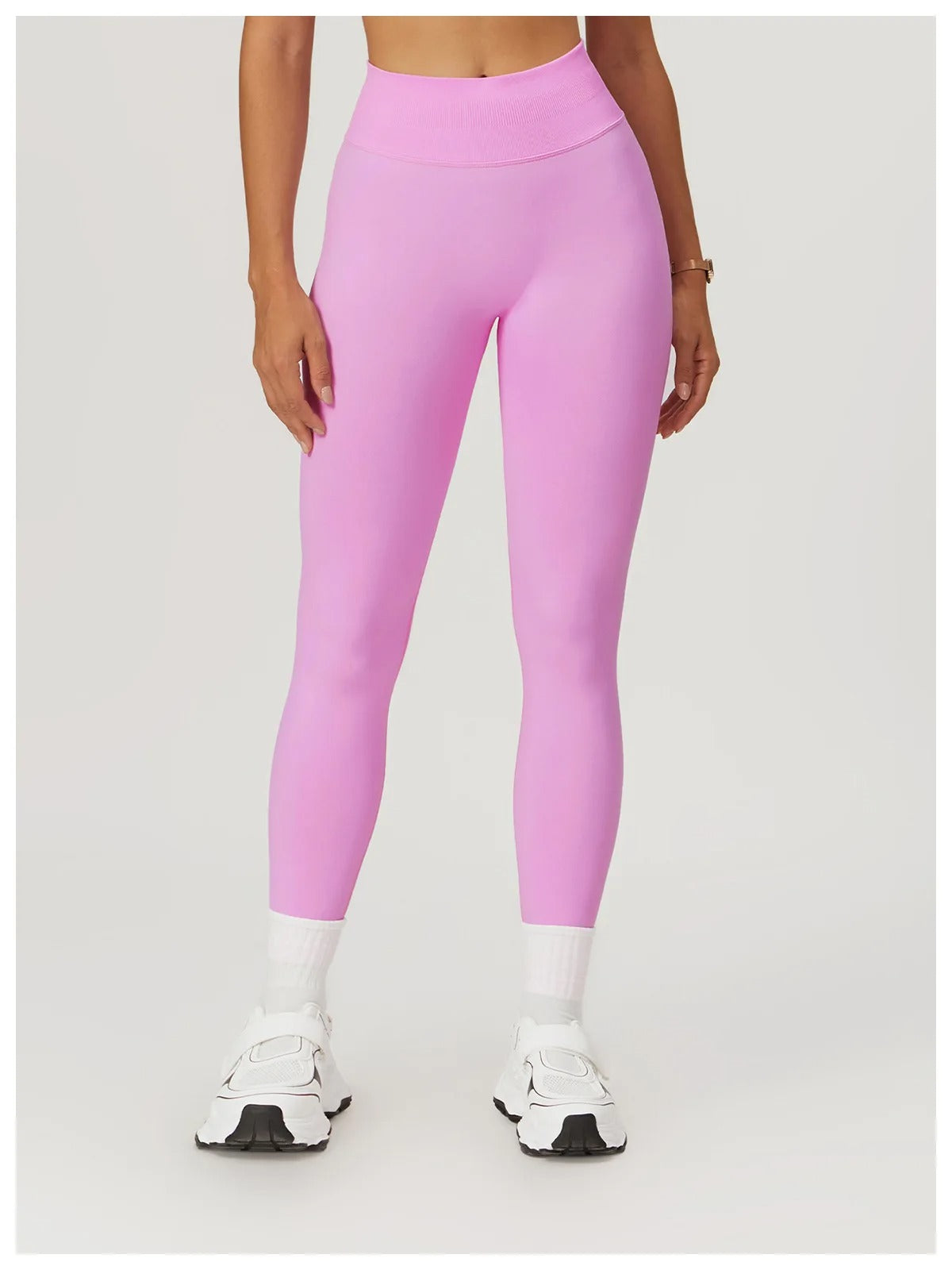 Seamless High Waist Leggings – Fitness Yoga Gym Workout Tights