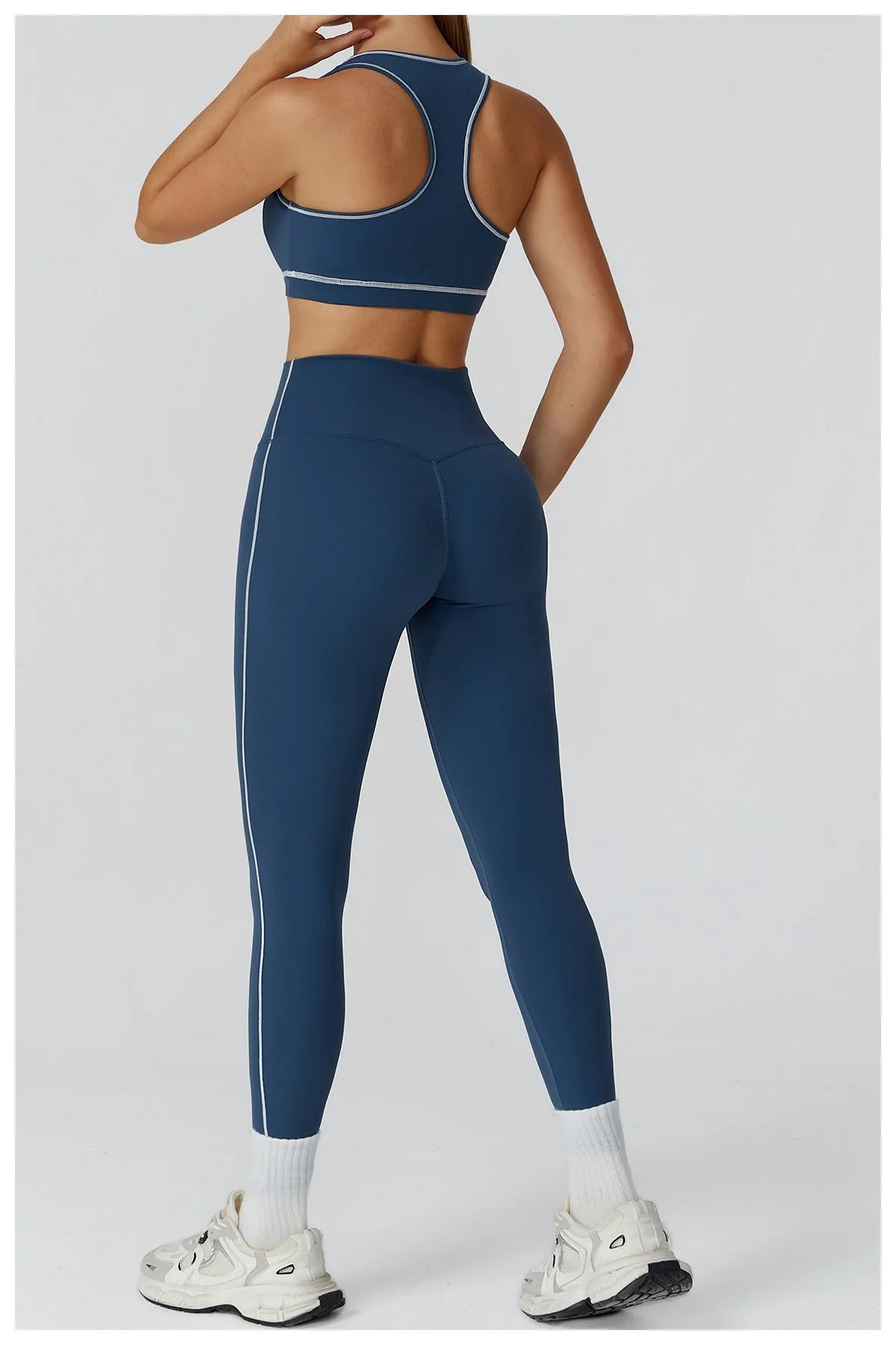 2 Piece Yoga Set – Sports Bra & High Waist Leggings Gym Fitness Outfit