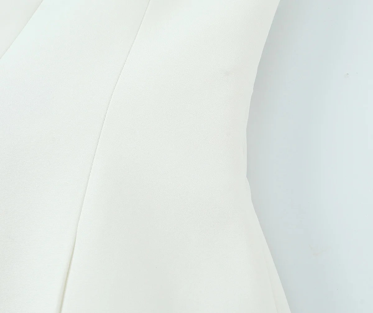 Backless Mini Dress – Sleeveless Bow Tie Cocktail Party