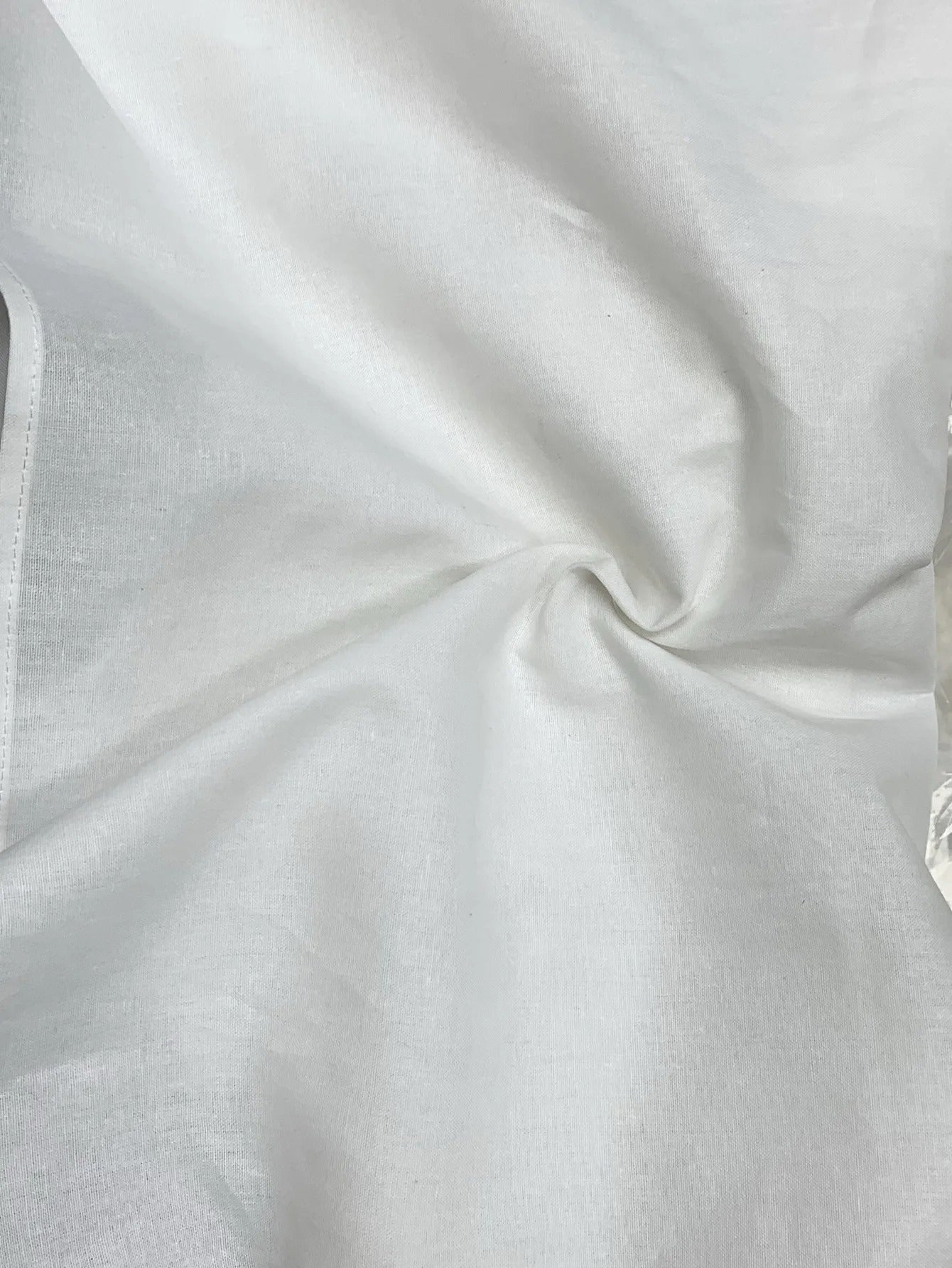 One Shoulder Puff Sleeve Mini Dress – White Linen Party Style