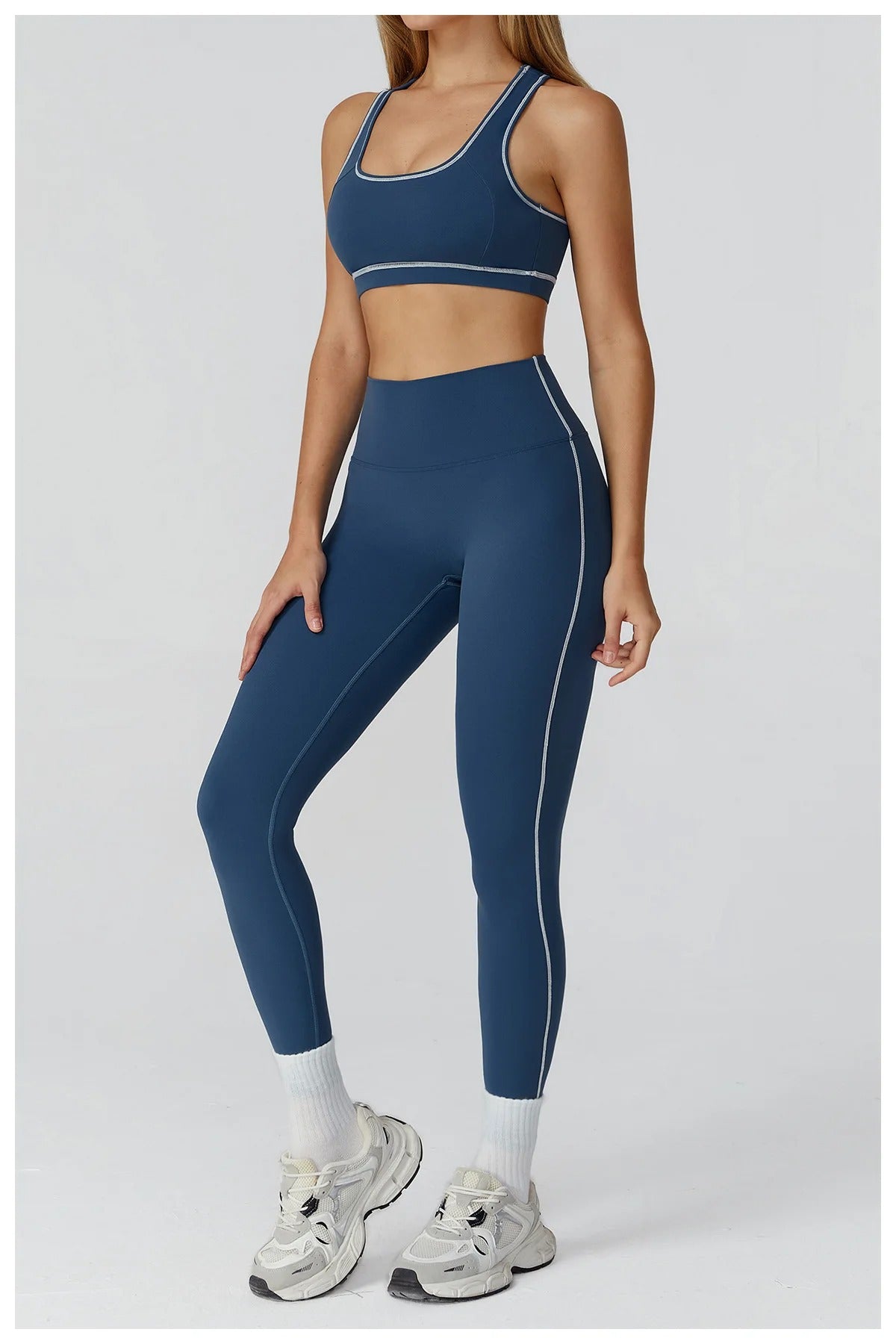 2 Piece Yoga Set – Sports Bra & High Waist Leggings Gym Fitness Outfit