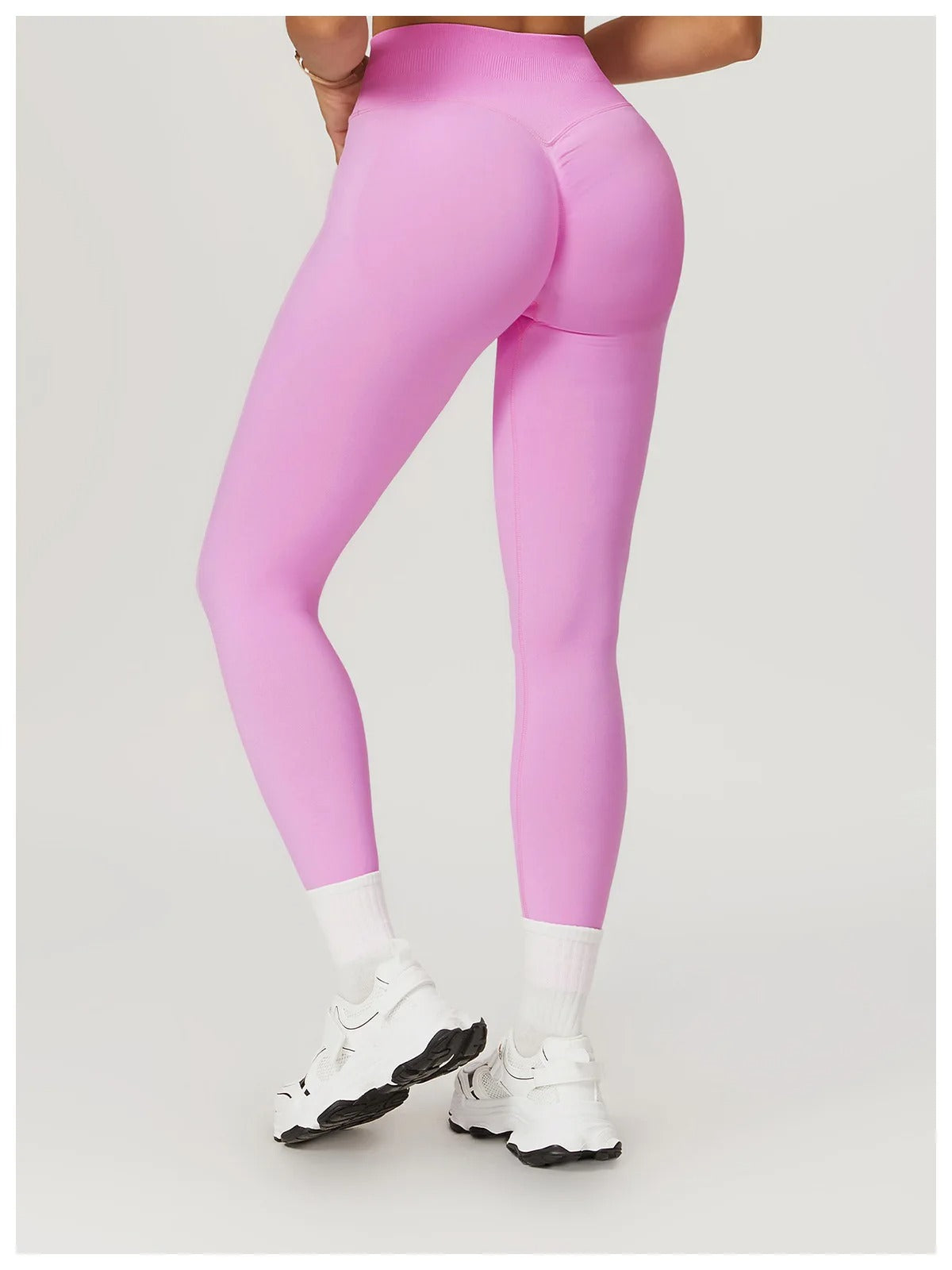 Seamless High Waist Leggings – Fitness Yoga Gym Workout Tights