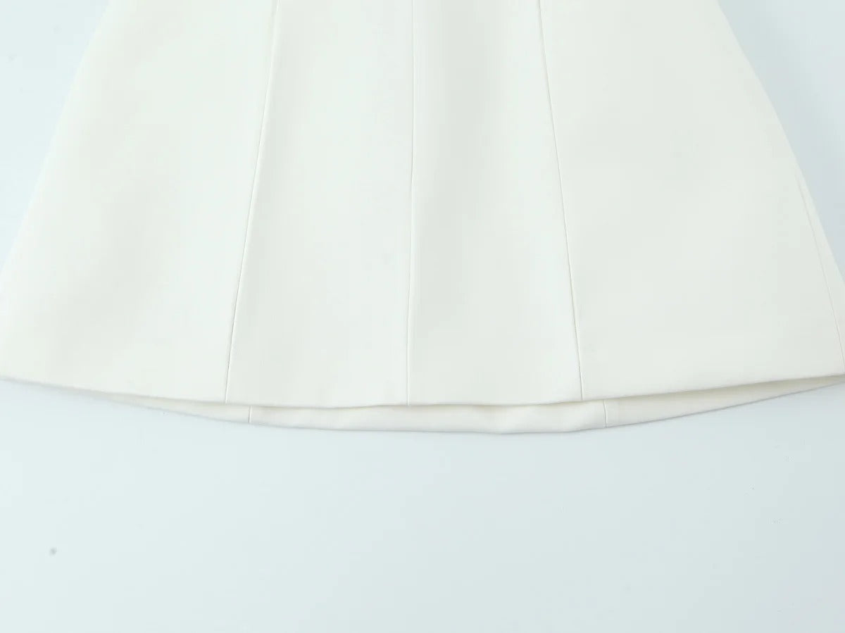 Backless Mini Dress – Sleeveless Bow Tie Cocktail Party