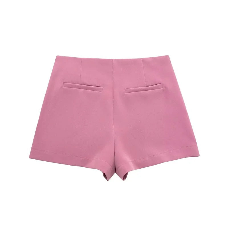 Casual High Waist Skort – Casual Mini Wrap Shorts
