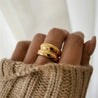 Lustrous Bloom - Ring - Stainless Steel-Jordyn the Label